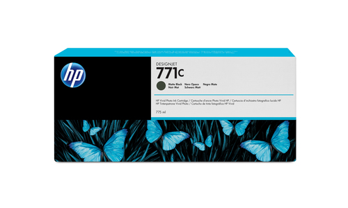 HP 771C 775-ml Matte Black DesignJet Ink Cartridge HP 771C 775-ml Matte Black DesignJet Ink Cartridge