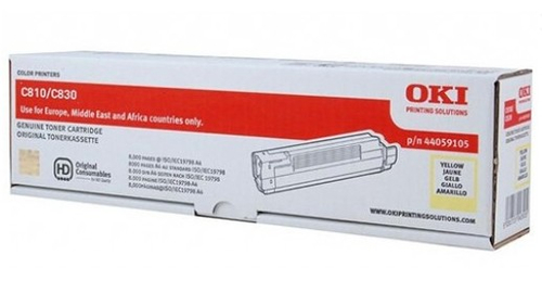 OKI 44059105&comma; original&comma; gelb&comma; LED-Druck