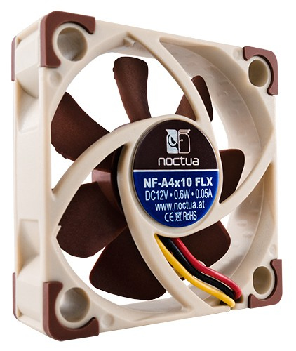Noctua NF-A4x10 FLX&comma; L&uuml;fter&comma; 10x40x40mm&comma; 3700-4500rpm&comma; 8&comma;2 m&sup3;&sol;h&comma; 17&comma;9 dB&comma; 1&comma;78 mmH2O