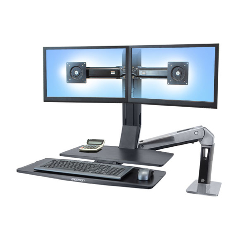Ergotron WorkFit-A&comma; Dual