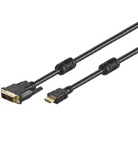 5m Kabel DVI Stecker > HDMI Stecker 5m Kabel DVI Stecker > HDMI Stecker