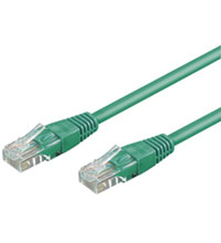 0,5m Patchkabel, grün, Goobay 0,5m Patchkabel, grün, Goobay