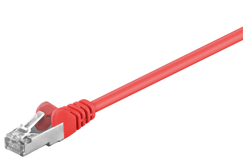 0&comma;25m Patchkabel Cat5e&comma; F&sol;UTP&comma; rot&comma; Kupferverkleidetes Aluminium &lpar;CCA&rpar;&comma; Goobay