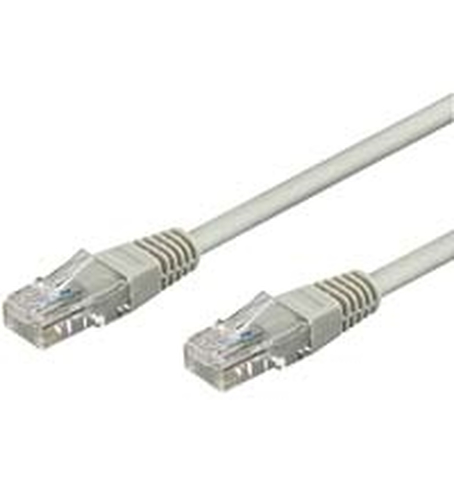 1m Patchkabel, grau, Goobay 1m Patchkabel, grau, Goobay