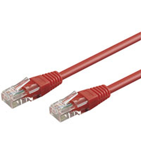 1m Patchkabel, rot, Goobay 1m Patchkabel, rot, Goobay