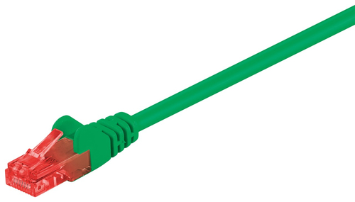 3m Patchkabel Cat6, U/UTP, grün, Kupferverkleidetes Aluminium (CCA), Goobay 3m Patchkabel Cat6, U/UTP, grün, Kupferverkleidetes Aluminium (CCA), Goobay