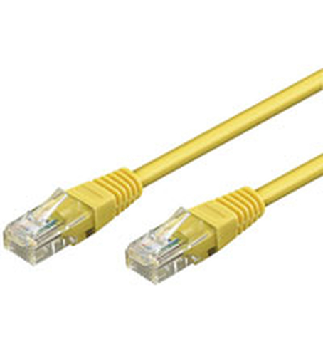 3m Patchkabel&comma; gelb&comma; Goobay