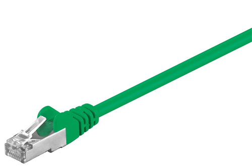 5m Patchkabel Cat5e&comma; F&sol;UTP&comma; gr&uuml;n&comma; Kupferverkleidetes Aluminium &lpar;CCA&rpar;&comma; Goobay