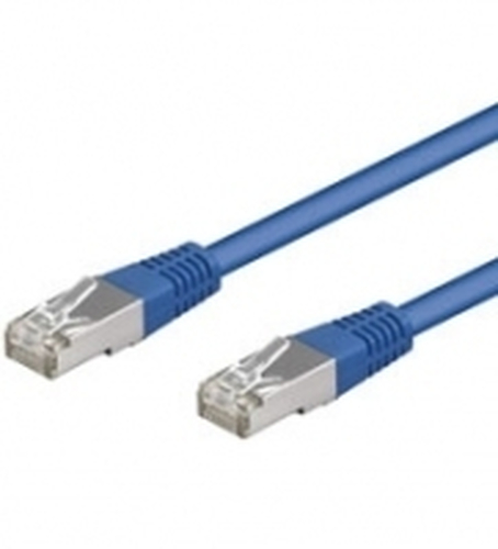 CAT 5e Patchkabel, F/UTP, blau Kupferkaschierter CAT 5e Patchkabel, F/UTP, blau Kupferkaschierter