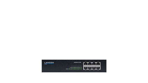 LANCOM Systems LANCOM GS-1108P Unmanaged Switch&comma; 8x RJ-45&comma; PoE