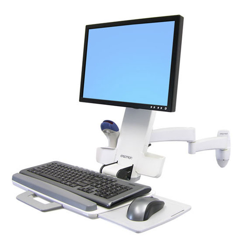 ERGOTRON Combo Arm der Serie 200 weiss ERGOTRON Combo Arm der Serie 200 weiss