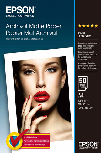 Epson Archival&comma; DIN A4&comma; 192 g&sol;m&sup2;