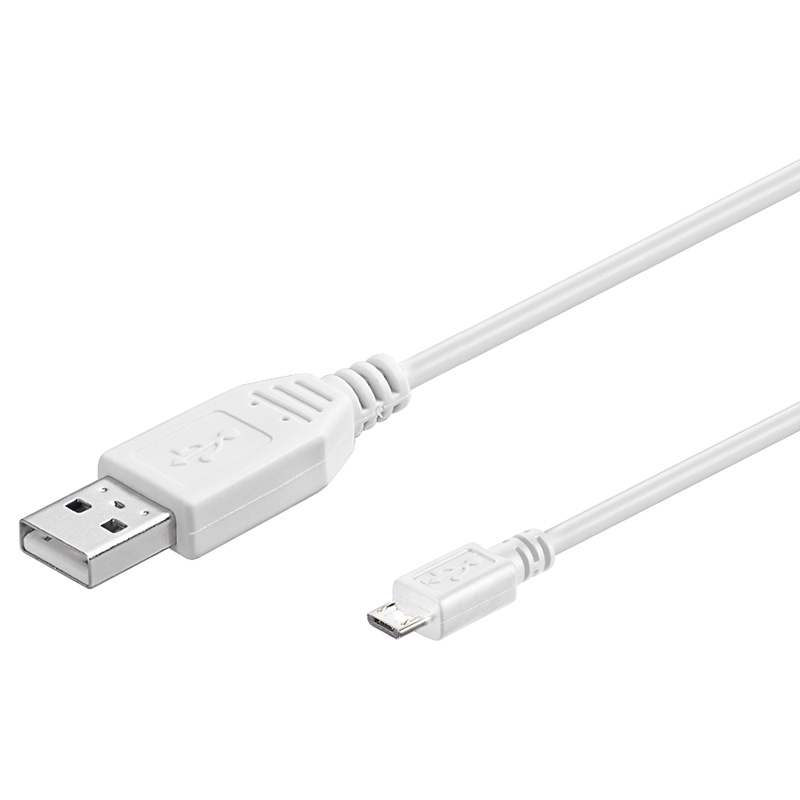 0,30m USB 2.0-Kabel TypA auf TypB micro 0,30m USB 2.0-Kabel TypA auf TypB micro