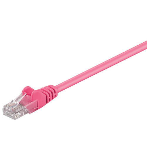 2m Patchkabel Cat6, U/UTP, magenta, Goobay 2m Patchkabel Cat6, U/UTP, magenta, Goobay