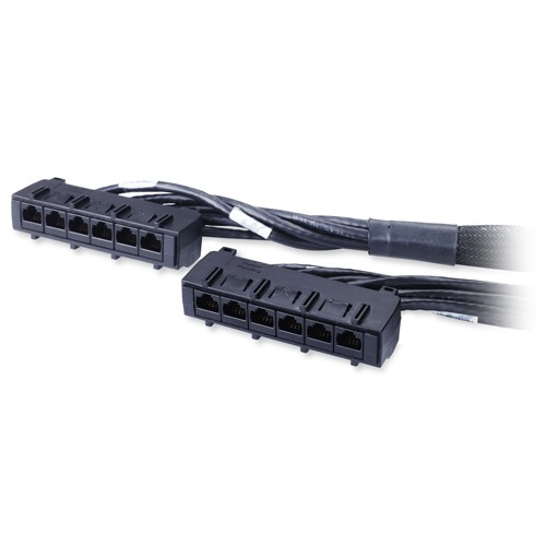 3,35m Patchkabel Cat6, U/UTP, schwarz, APC 3,35m Patchkabel Cat6, U/UTP, schwarz, APC