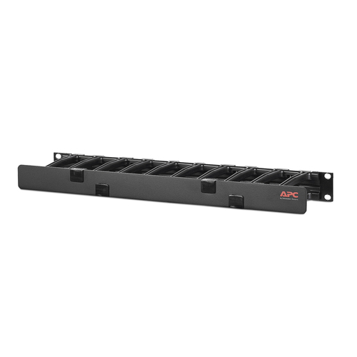 APC Horizontaler Kabelmanager, 1 HE x 4 Zoll (10,16 cm) Tiefe, Einseitig mit Abdeckung APC Horizontaler Kabelmanager, 1 HE x 4 Zoll (10,16 cm) Tiefe, Einseitig mit Abdeckung