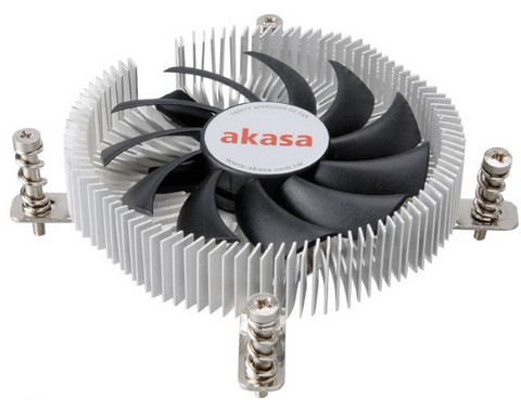 Akasa AK-CC7129BP01 CPU-Lüfter, 1x 75x75x10mm, 600-3000rpm, 39.8m³/h, 30.75dB(A) Akasa AK-CC7129BP01 CPU-Lüfter, 1x 75x75x10mm, 600-3000rpm, 39.8m³/h, 30.75dB(A)