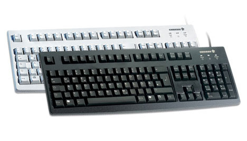 CHERRY G83-6105 USB&comma; RD schwarz Tastatur