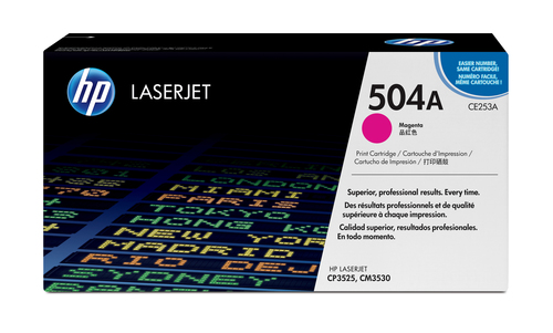 HP 504A Magenta Original LaserJet Toner Cartridge, original, magenta, Toner HP 504A Magenta Original LaserJet Toner Cartridge, original, magenta, Toner