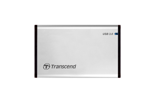 Transcend StoreJet 25S3&comma; 6 Gbit&sol;s&comma; 3&period;2 Gen 1 &lpar;3&period;1 Gen 1&rpar;&comma; silber&comma; HDD &sol; SSD-Geh&auml;use