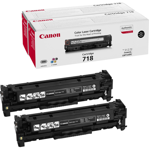 Canon CRG-718 Bk VP, original, schwarz Canon CRG-718 Bk VP, original, schwarz
