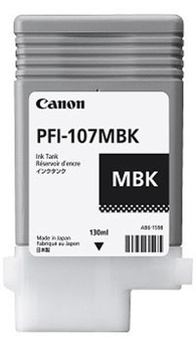 Canon PFI-107MBK&comma; original&comma; mattschwarz&comma; Tinte