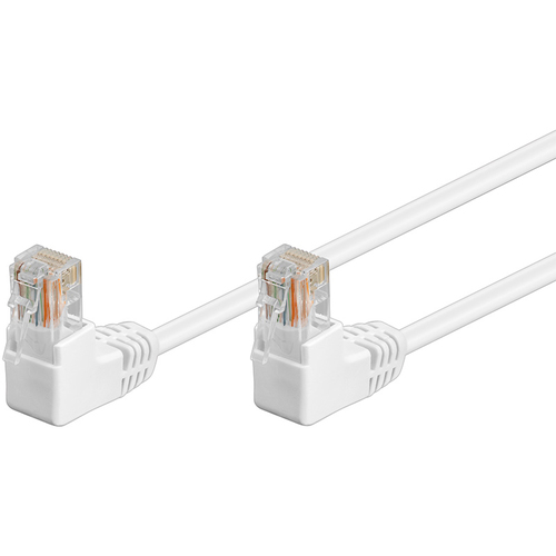 0,5m Patchkabel Cat5e, U/UTP, weiß, Goobay 0,5m Patchkabel Cat5e, U/UTP, weiß, Goobay