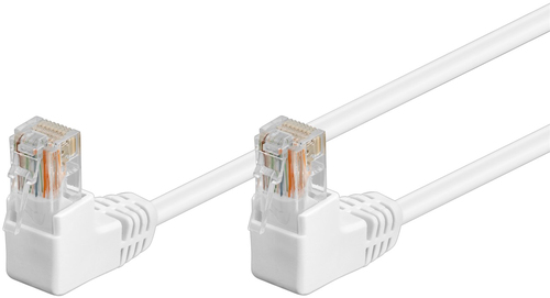 0,25m Patchkabel Cat5e, U/UTP, weiß, Kupferverkleidetes Aluminium (CCA), Goobay 0,25m Patchkabel Cat5e, U/UTP, weiß, Kupferverkleidetes Aluminium (CCA), Goobay