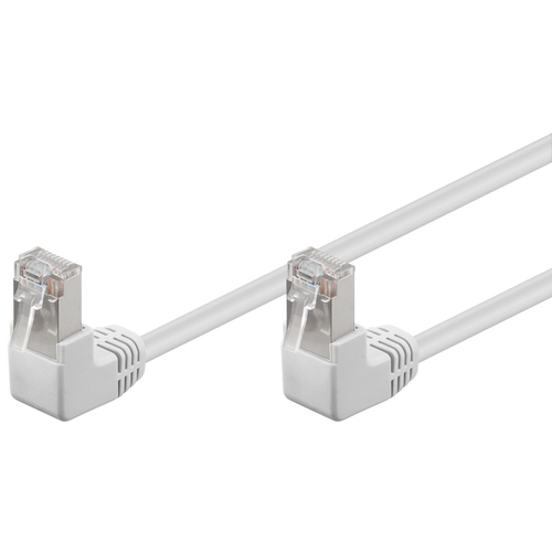 1m Patchkabel Cat5e, F/UTP, weiß, Goobay 1m Patchkabel Cat5e, F/UTP, weiß, Goobay