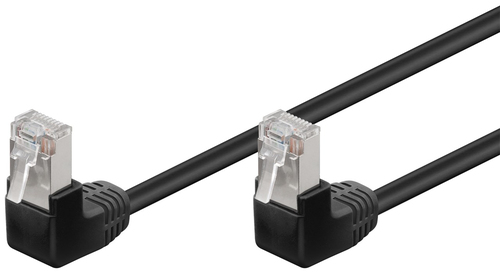 2m Patchkabel Cat5e, F/UTP, schwarz, Kupferverkleidetes Aluminium (CCA), Goobay 2m Patchkabel Cat5e, F/UTP, schwarz, Kupferverkleidetes Aluminium (CCA), Goobay