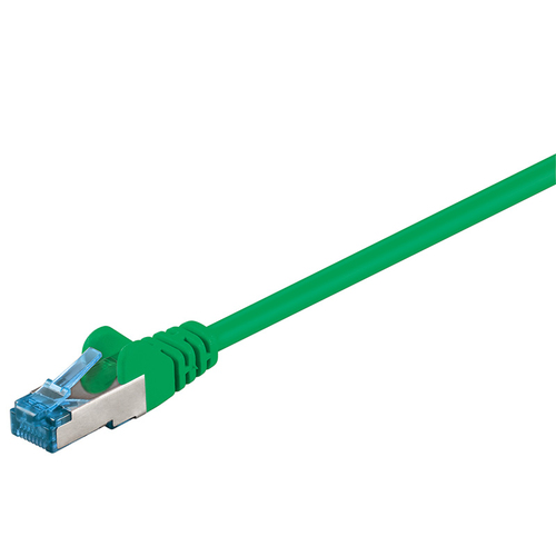 15m Patchkabel Cat6a, S/FTP, grün, Goobay 15m Patchkabel Cat6a, S/FTP, grün, Goobay