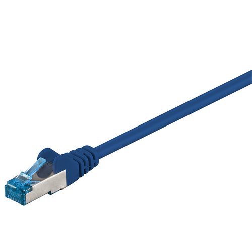 20m Patchkabel Cat6a, S/FTP, blau, Goobay 20m Patchkabel Cat6a, S/FTP, blau, Goobay