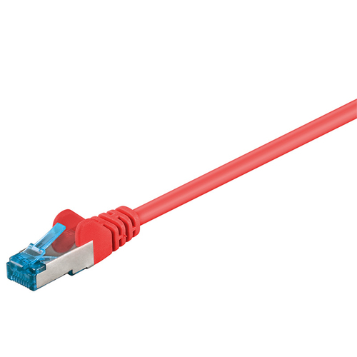 15m Patchkabel Cat6a, S/FTP, rot, Goobay 15m Patchkabel Cat6a, S/FTP, rot, Goobay