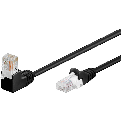 2m Patchkabel Cat5e, U/UTP, schwarz, Goobay 2m Patchkabel Cat5e, U/UTP, schwarz, Goobay