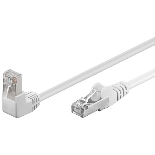 0,25m Patchkabel Cat5e, F/UTP, weiß, Goobay 0,25m Patchkabel Cat5e, F/UTP, weiß, Goobay