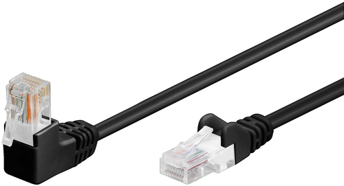 5m Patchkabel Cat5e, U/UTP, schwarz, Kupferverkleidetes Aluminium (CCA), Goobay 5m Patchkabel Cat5e, U/UTP, schwarz, Kupferverkleidetes Aluminium (CCA), Goobay