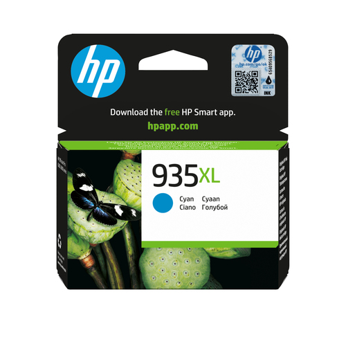 HP 935XL Cyan Original Druckerpatrone mit hoher Reichweite