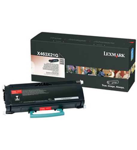 Lexmark X463X21G, original, schwarz, Toner Lexmark X463X21G, original, schwarz, Toner