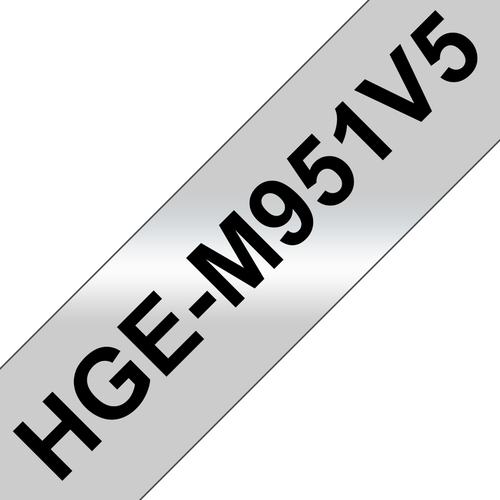 Brother HGE-M951V5, Schriftbandkassette, 2,4 cm Brother HGE-M951V5, Schriftbandkassette, 2,4 cm