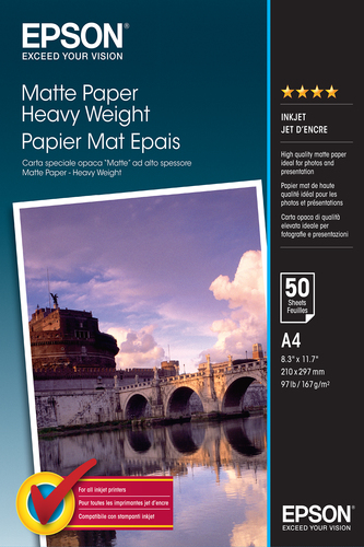 Epson Heavy Weight&comma; DIN A4&comma; 167g&sol;m&sup2;