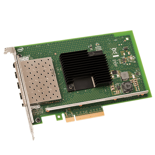 Intel X710DA4FHBLK&comma; Faser&comma; 10000 Mbit&sol;s&comma; schwarz&comma; gr&uuml;n&comma; edelstahl
