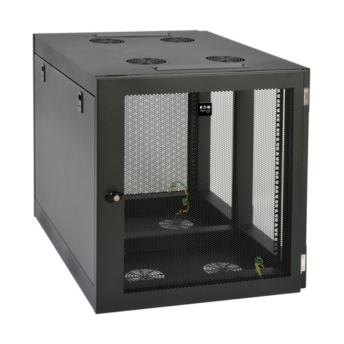 Tripp Lite SRW12UHD SmartRack hochbelastbarer 12-HE-Schrank mit flachem Profil, Rack-Gehäuse, Wandhalterung Tripp Lite SRW12UHD SmartRack hochbelastbarer 12-HE-Schrank mit flachem Profil, Rack-Gehäuse, Wandhalterung