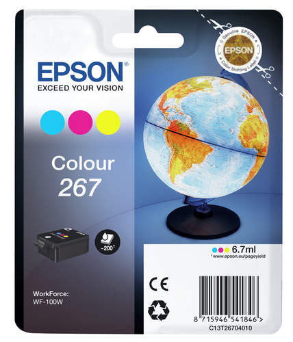 Epson C13T26704010, original, cyan, magenta, gelb, Tinte Epson C13T26704010, original, cyan, magenta, gelb, Tinte