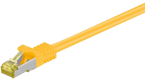 7,5m Patchkabel Cat7, S/FTP, gelb, Kupfer, Goobay 7,5m Patchkabel Cat7, S/FTP, gelb, Kupfer, Goobay