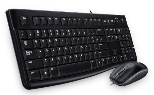 Logitech MK120 schwarz Tastatur&comma; Layout&colon; Slowakisch