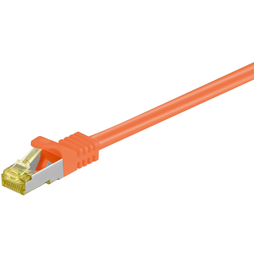 0,5m Patchkabel Cat7, S/FTP, orange, Goobay 0,5m Patchkabel Cat7, S/FTP, orange, Goobay