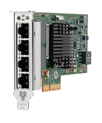 HPE Ethernet 1Gb 4-port BASE-T I350-T4V2 Adapter&comma; Ethernet&comma; 1 Mbit&sol;s&comma; aluminium&comma; gr&uuml;n