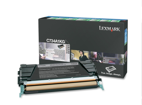 Lexmark C734A1KG, original, schwarz, Toner Lexmark C734A1KG, original, schwarz, Toner