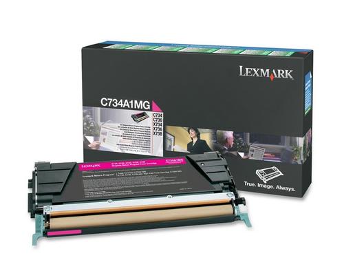 Lexmark C734A1MG, original, magenta, Toner Lexmark C734A1MG, original, magenta, Toner