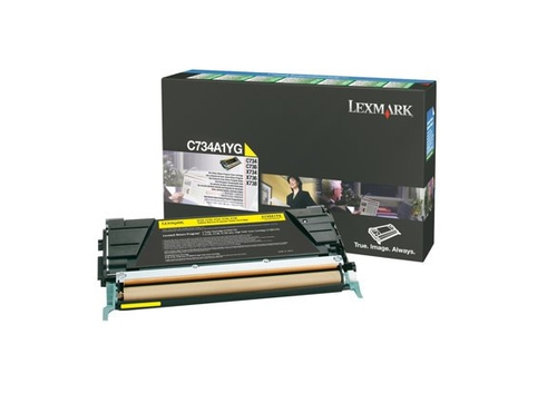 Lexmark C734A1YG, original, gelb, Toner Lexmark C734A1YG, original, gelb, Toner